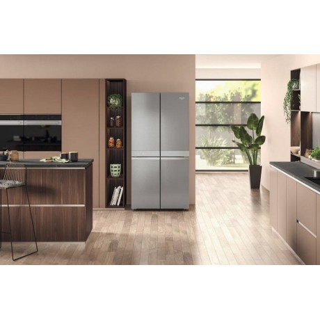 HOTPOINT HAQ9 E2L EF Ντουλάπα 187cm Inox